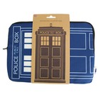 Dr Who Tardis Police Box Laptop Sleeve  Official Bbc Zip Up Computer Bag Case