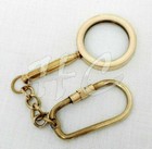 Lot Of 100 Brass Magnifying Glass Key Chain  Vintage Magnifier Pendant Key Ring