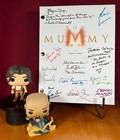 The Mummy Script Cast-signed - Autograph Reprints - Brendan Fraser - Mummy 1999