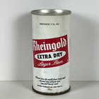 Rheingold Extra Dry Lager Beer Can Vintage 7oz Steel Pull Tab 1960s