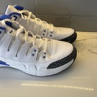 Nike Air Jordan Court Zoom Vapor Aj3 Mens Sz 14 White Blue Cement Federer