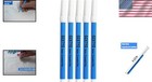 Fine Point Water Soluble Fabric Markers - 5 Pack For Quilting   Embroidery