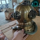 12  Antique Finish Diving Helmet Us Navy Mark V Replica Nautical Home Decor