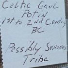 Celtic Gaul Potin Coin 1st To 2nd Century Bc Possibly Senones Tribe Ancient