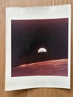 Nasa Apollo 10 Earthrise A Kodak Paper Vintage Photo  1969 