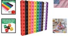 Math Cubes Set Of 100 Counting Blocks  5 Shapes  10 Colors  Educational Toy