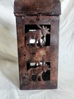 Rustic Moose Candle Lantern Metal Tea Light Holder Lodge Cabin Decor Distressed 