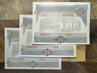 1982 Cccp  russia  State Internal Winning Loan 25 And 50 Rubles  3 Bond Lot