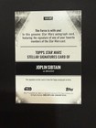 2025 Topps Star Wars Stellar Signatures Brasso Auto Joplin Sibtain