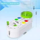 Paint Brush Cleaner Rinser Holder With Palette For Artists  Kids Painting
