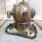 Diving Divers Helmet U s Navy Mark V Antique Finish 8 Helmet Vintage Helmet