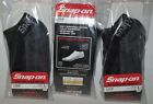 3 Pairs Men s Black Snap-on Low Profile Socks Large  free Ship  Made In Usa  new