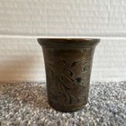 Antique 1857 Moscow Imperial Russian 84 875 Silver Niello Vodka Cup Beaker 51g