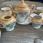 Vintage Children s Lusterware 21 Piece Tea Set Made In Japan Floral Design