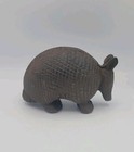 Cast Iron Armadillo Doorstop Figurine