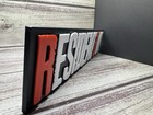 Large 9 8  Resident Evil Logo Wall Art    Desk Shelf Art Sign Display Decor