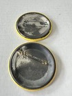 Vintage Virginia Is For Lovers Pin  Yellow  Round  It   s A New World 2 Pack