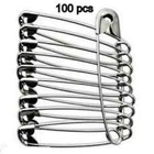 100 X Extra Large Safety Pins 2 Inches Sewing Craft Safety Pin Needles Fasten