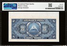 Nicaragua 20 Cordobas Specimen Nd  1937-39  Pick-67s2 Gem Unc Pmg 66 Epq