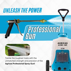 Agricas  4 2 Gallon Battery Powered With Cart backpack Sprayer For Lawn   Garden