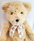 Fao Schwarz Truffles Large Teddy Bear Plush With Bow Stuffed Animal 24 