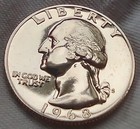 1968 S Clad Gem Proof Cameo Washington Quarter