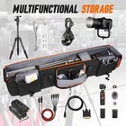 Tripod Carrying Case 50 Inch Tripod Light Stand And Photography Lighting Kit    