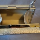 Vintage Metallic Silver Small Evening Handbag 