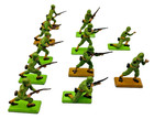 Vtg 1971 Britains Deetail Wwii Soldier Lot German Us British Japan Big Lot 30 