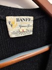Vintage Banff Ltd Styled By Gianni Ferri 100  Wool Black Maxi Dress Size 8