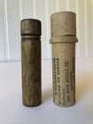 Vintage Advertising Boye Brand Needle  16 Wood Holder Case Extra Case   Needles