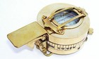 Vintage  Brass Prismatic Compass Military Engineering Compass Instrument Gift
