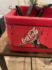 Rare Vintage Original Red Coca-cola Stadium Vendor Plastic Resin Carrier Straps
