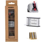 Kum Artist Pencil Sharpener Set 3pc   Long Point  Black Widow   Brass Sharpeners