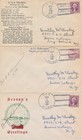 Naval Covers Lot Of 5 Uss Tillman 1934-35 Varieties Holidays And More