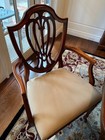 Antique Duncan Phyfe Style Mahogany Dining Set Table Chairs Buffet China Cabinet
