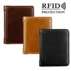 Men Rfid Blocking Small Wallet Id Credit Card Holder Front Pocket Purse Bag Gift