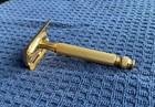 Vintage 1940 s Gillette Gold Safety Razor  Nice   Clean 