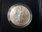 2020 W Us Mint American Eagle One Ounce 1oz Silver Uncirculated Coin Nib W  Coa 