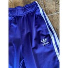 Adidas Track Pants Purple White Striped Athletic Joggers Kids Size 2sx