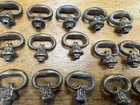  34 Vintage Drawer Knobs  pulls    bronze Patina   Original Finish And Patina 