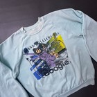 Vintage Hank Williams Jr Sweatshirt Adult Large Blue Made In Usa Boogie 1980s