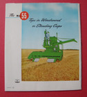 Vintage Original John Deere Catalog No  55 Self-propelled Combine Brochure