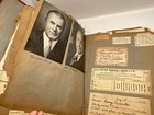 Antique 1864-1952 Brewster Pickens Scrapbook Civil War Letters Wall St Wwii Nj