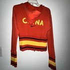 Rare Nike China Olympics Mmiv Hoodie Girl L  12 14  Crop Long Sleeve Zip Jacket