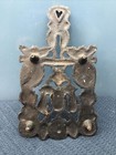 Antique Primitive Heavy Cast Iron Footed Trivet