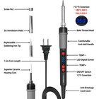 90w 110v-240v Soldering Iron Tool Electric Solder Gun Adjustable Temperature