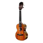 Enya K5 Solid Acacia Concert Ukulele With  Mahogany Neck  Abalone Inlay- 