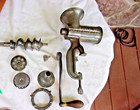 Vintage Enterprise No  10 Tinned Meat Grinder Food Chopper - Read Description