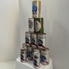     lot Of 12 - Vintage Pabst Blue Ribbon Empty Beer Cans    